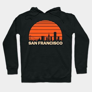 San Francisco California Skyline Hoodie